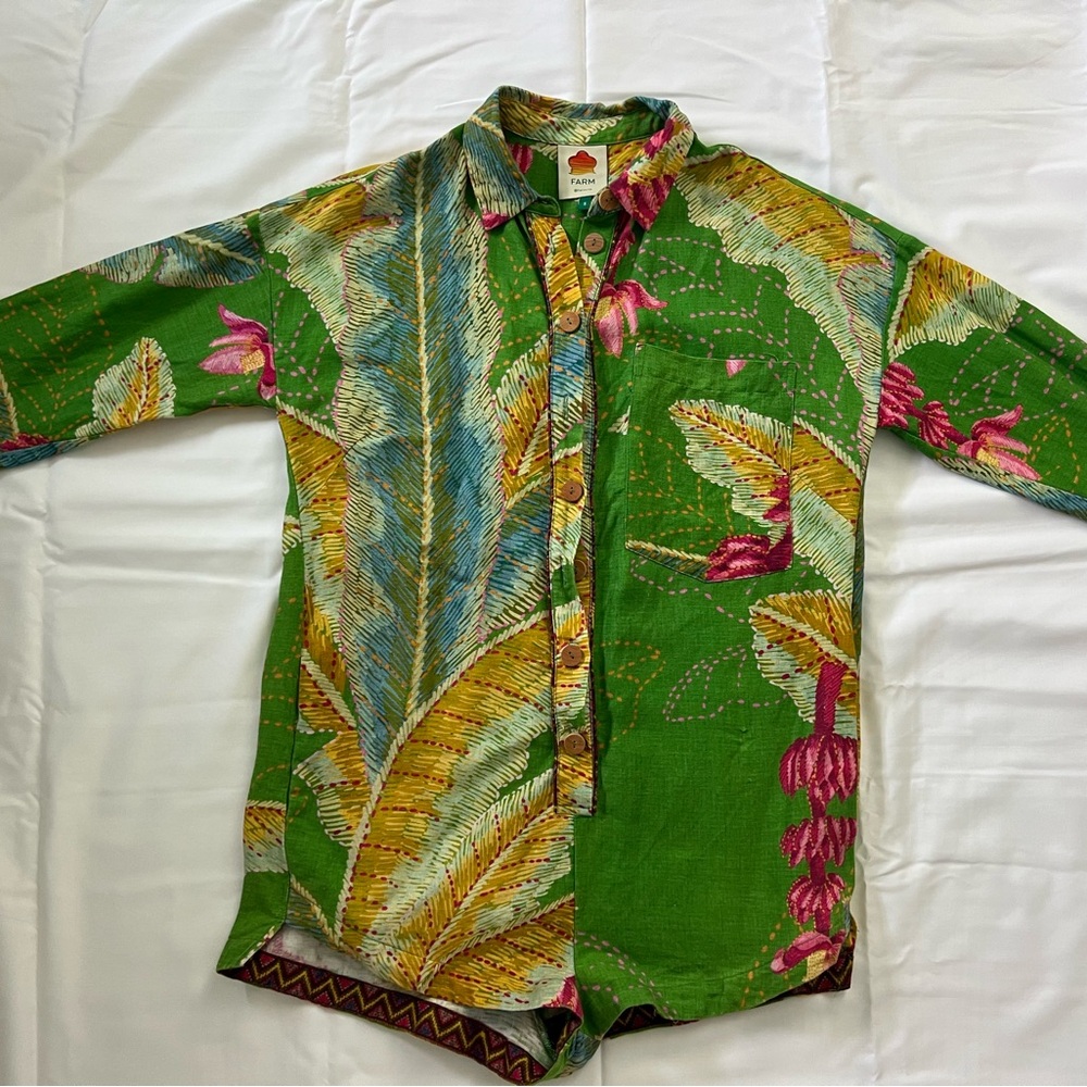 FARM Rio Green Tropical Jumpsuit - Picture 4 of 5